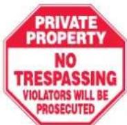 Panduit PCT-1085-C - Security Stop Safety Signs - 4