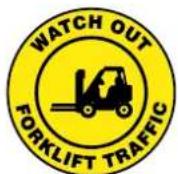 Panduit PCT-1085-C - Place message and graphic signs outdoors on pavement. - 12