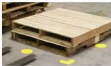 Panduit PCT-1085-C - Non-Slip Floor Marking Shapes - 1