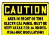 Panduit PCT-1085-C - Keep multiple safety signs for on-the-spot placement. - 4