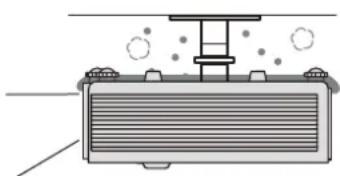CANON LX-MH502Z - ■ When Using Mounted on the Ceiling - 2