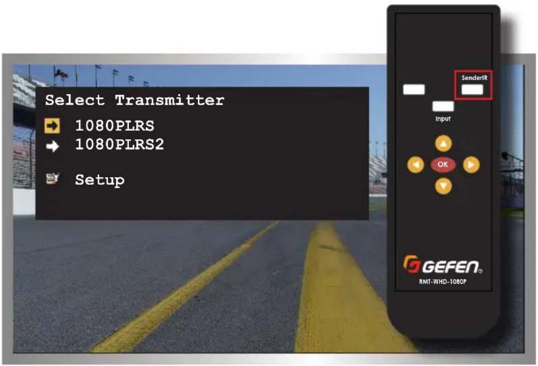 Gefen EXT-WHD-1080P-LR-TX-EU - Selecting a Sender Unit - 1