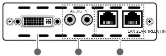 CYP PU-DVI1109RX - Transmitter Front and Rear Panels - 2