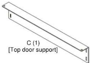C (1) [Top door support]
