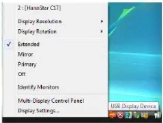StarTech.com USB2VGADVI - "EXTENDED" DISPLAY MODE (DEFAULT) - 1