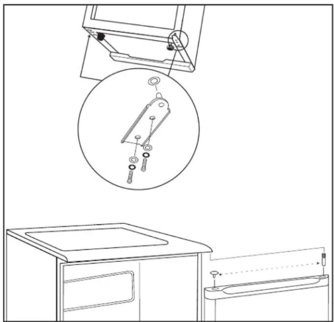 DANBY DCR032XA3BDB - INSTRUCCIONES DE REVERSIÓN DE PUERTA - 1
