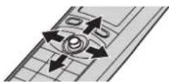 PANASONIC KX-TG8222E - Using the joystick - 1