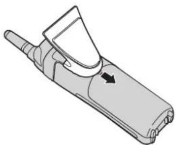 PANASONIC KX-TG2388 - To remove the shoulder rest attachment - 1