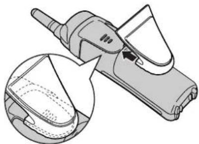 PANASONIC KX-TG2388 - To attach the shoulder rest attachment - 1