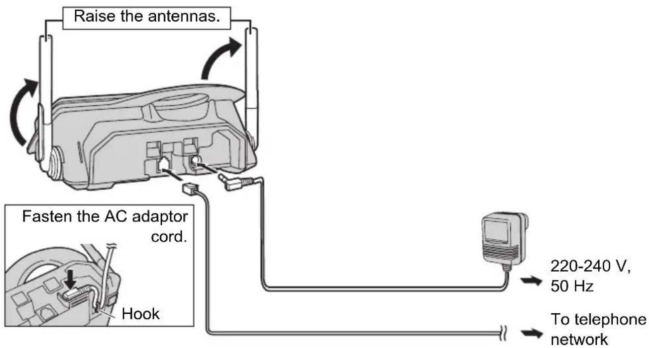 PANASONIC KX-TCD290E - Connections - 1