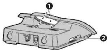 Technical diagram of a device with numbered components, likely a printer or scanner assembly