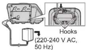 Hooks (220-240 V AC, 50 Hz)