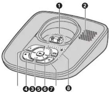 Diagram of a device interior with numbered components for identification