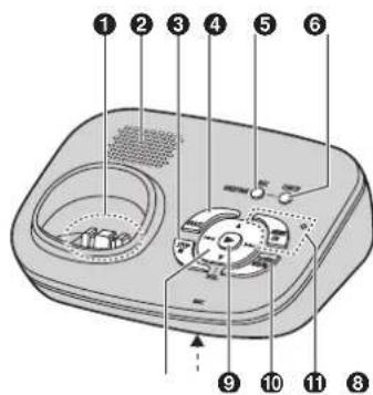 Diagram of a device with numbered parts labeled 1 through 11, showing internal components and connections.
