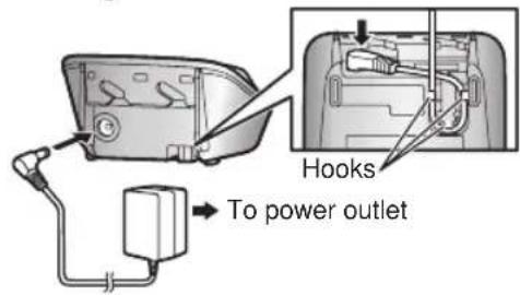 PANASONIC KX-TG2724E - Connections - 3