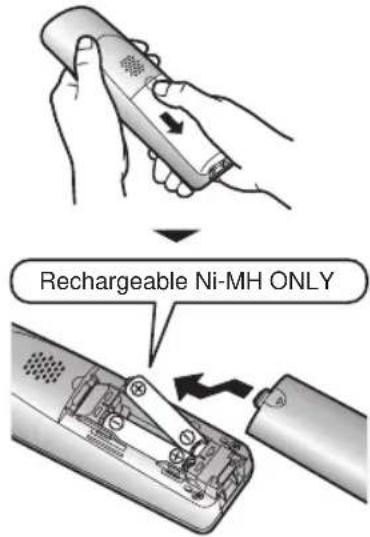 Rechargeable Ni-MH ONLY