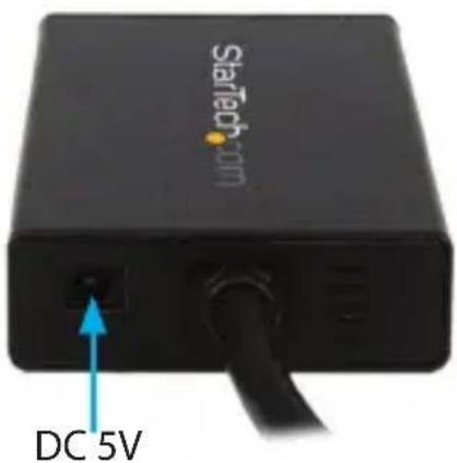 StarTech.com USB32VGAEH3 - Rear View - 1