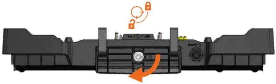Havis PKG-DS-GTC-611-3 - Operation - Undocking - 1