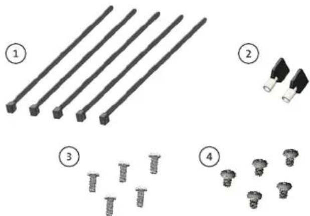 Havis PKG-DS-GTC-617-3 - This Hardware Kit includes: - 1