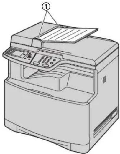 PANASONIC KX-MC6260E - Using the automatic document feeder - 1