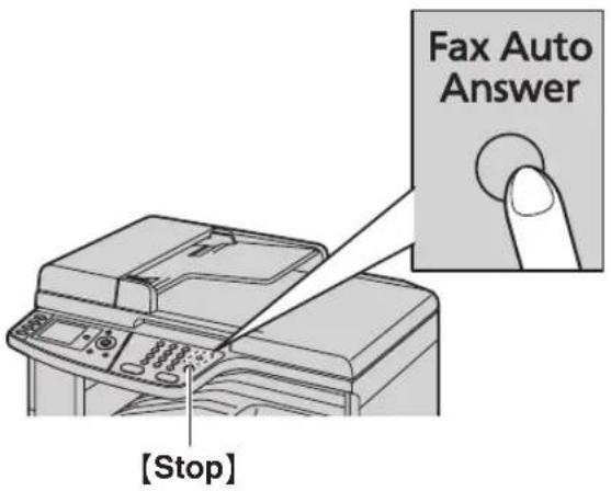 Fax Auto Answer [Stop]