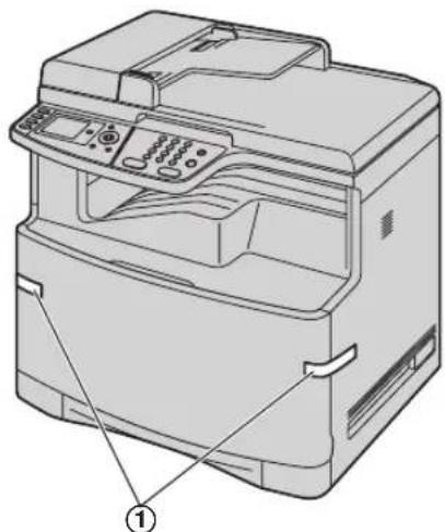 PANASONIC KX-MC6260E - Rear view - 2