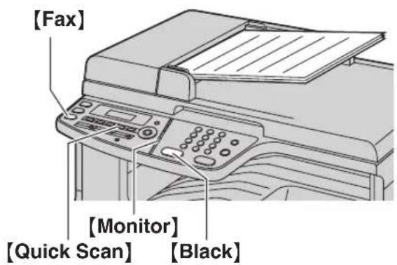 [Fax] [Monitor] [Quick Scan] [Black]