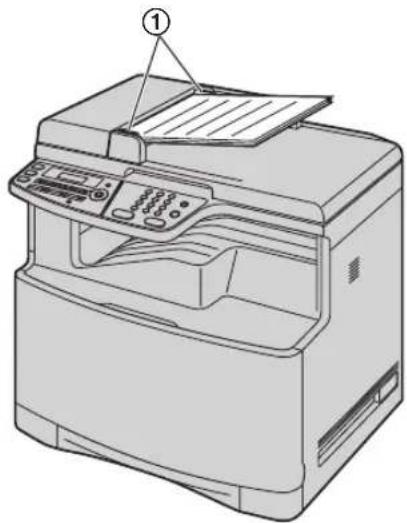 PANASONIC KX-MC6020E - Using the automatic document feeder - 1
