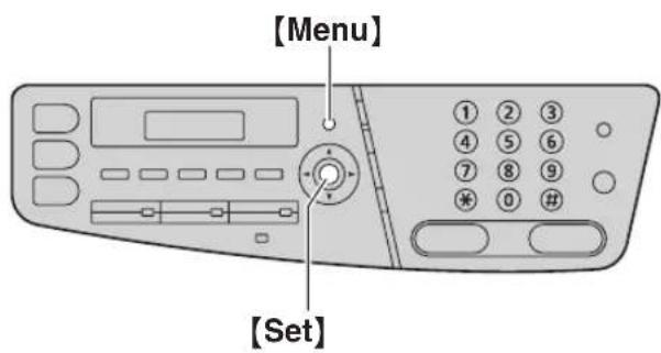 [Menu] [Set]