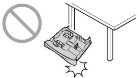 PANASONIC KX-MC6020E - Caution for the standard input tray - 1