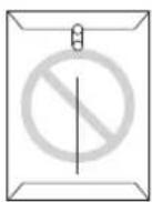 PANASONIC KX-MC6020E - Do not attempt to print on any of the following types of envelopes (these may cause damage to the unit): - 1
