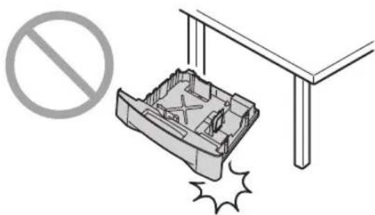PANASONIC KX-MC6020E - Caution for the optional input tray - 1