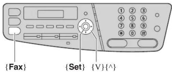 {Fax} {Set} {V}{^}