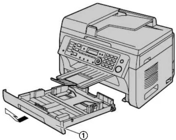 PANASONIC KX-MB2061FX - Note for recording paper: - 1