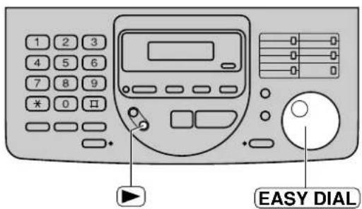 1 2 3 4 5 6 7 8 9 * 0 口 EASY DIAL