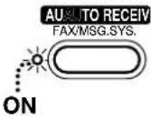 PANASONIC KX-FT57E - Receive mode - 1