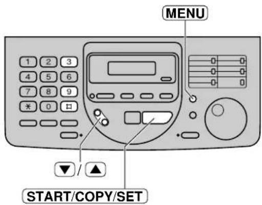 MENU START/COPY/SET