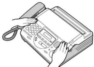 PANASONIC KX-FT57E - Installing the handset and cradle - 5