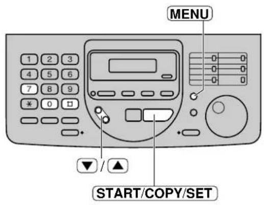 MENU START/COPY/SET