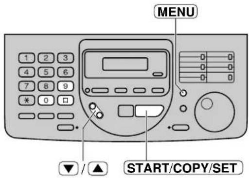 MENU START/COPY/SET