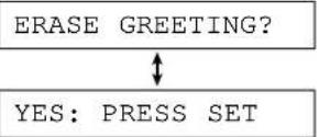 PANASONIC KX-FT57E - Erasing your own recorded greeting messages = - 3