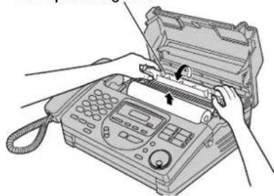 PANASONIC KX-FT57E - Recording paper jam - 4