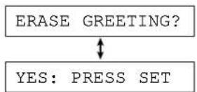 PANASONIC KX-FP330E - Erasing your own recorded greeting messages = - 3