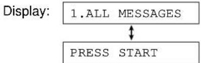 PANASONIC KX-FP330E - Erasing all the messages - 1