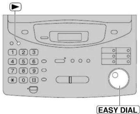 1 2 3 4 5 6 7 8 9 * 0 □ EASY DIAL