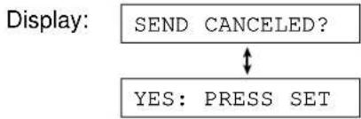 PANASONIC KX-FP330E - To cancel the broadcast setting - 1