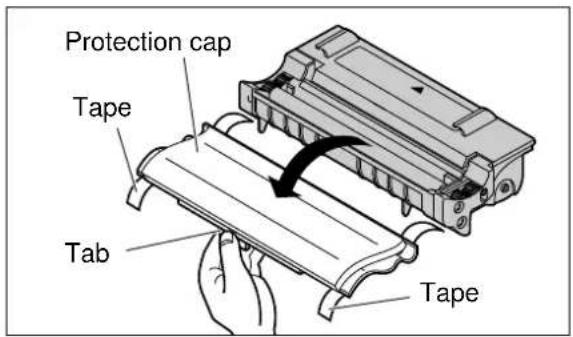 Protection cap Tape Tab Tape