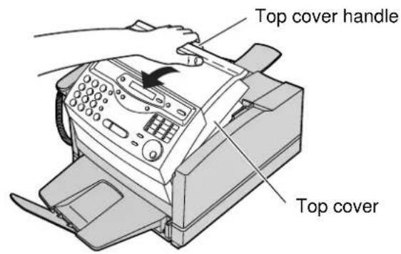 Top cover handle Top cover