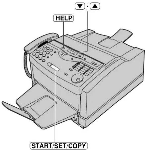HELP START/SET/COPY
