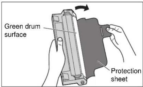 Green drum surface Protection sheet